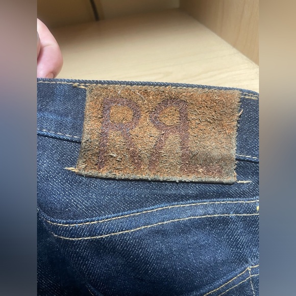 Rrl slim fit selvedge Jeans 33x32 - Picture 4 of 8